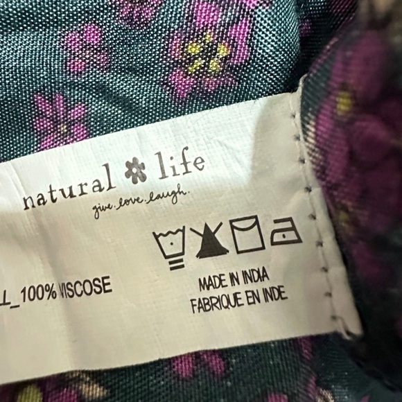 Natural Life Sienna Floral Maxi Dress Size L/XL - Picture 9 of 9